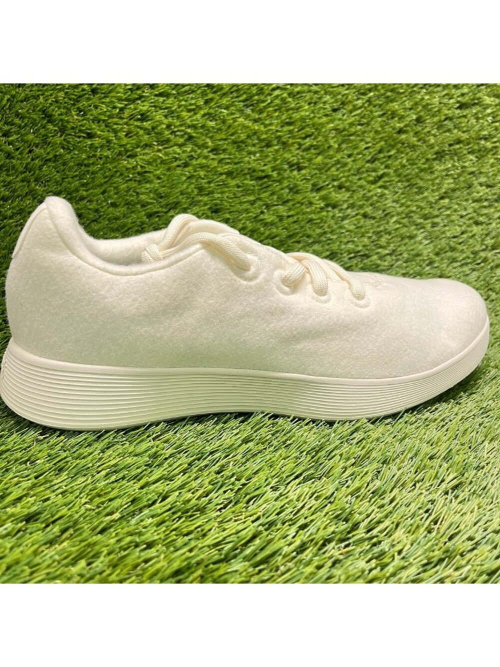 Allbirds Wool Runner NZ Mens Size 12 Natural White Athletic Knit Shoes Sneakers